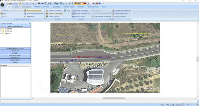 Esempio di planimetria importata da Google Earth